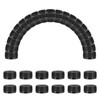 sourcing map 50pcs Plastic Bottle Caps, 30mm Bottle Screw Lid