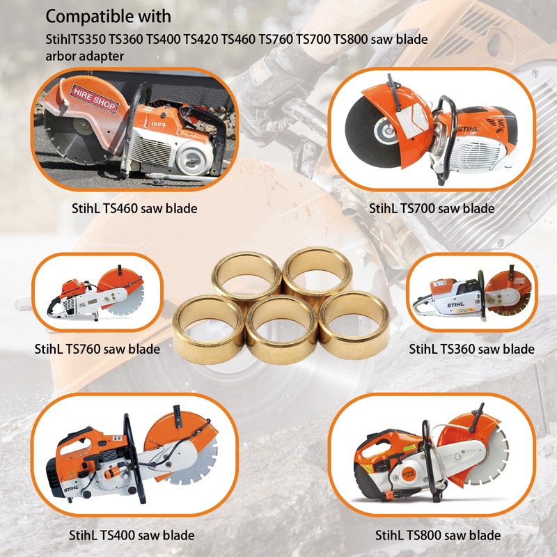 GOMADEIT 5 Pack Saw Blade Arbor Adapter fits for Stihl