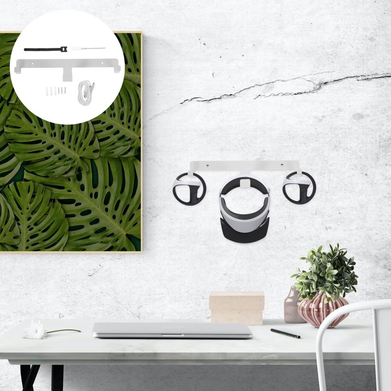 DOITOOL 1set Vr Headset Wall Mount Bracket Vr Accessories Stand