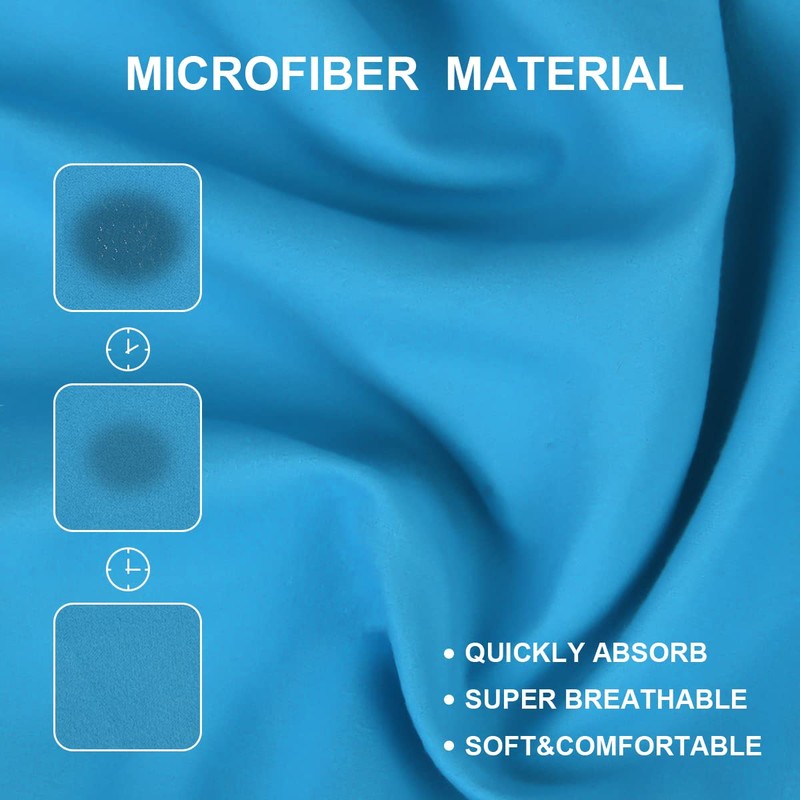 flintronic Swim Towels, Quick Dry Changing Robe Towel, Microfiber Beach