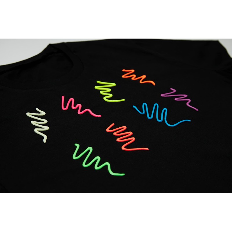 Smiffys Moon Glow - Glow in the Dark 3D Fabric