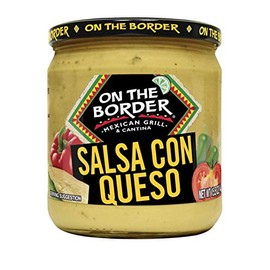 On The Border Salsa Con Queso, 15.5-Ounce Jar (Pack of 6) (50781138802159)