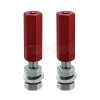 M MATI 1/4" Quick Release Flag Pole Holder Mount Red