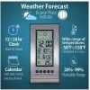 Mitaki-Japan® Mitaki-Japan Indoor Weather Station Clock Alarm with Snooze Calendar