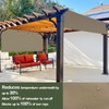 Alion Home Waterproof Pergola Cover - Universal Replacement Canopy for