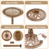 AISITIN 28 Inch Bird Bath with 3.5W Solar Fountain for