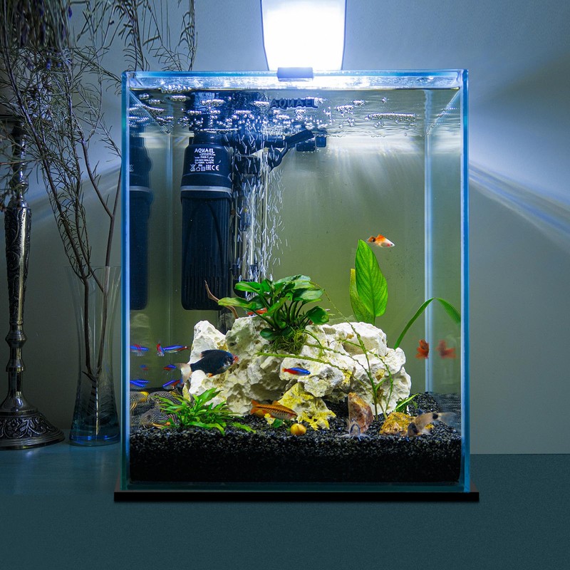 Pangda 2 Pcs 24 x 24 Inch Aquarium Fish Self