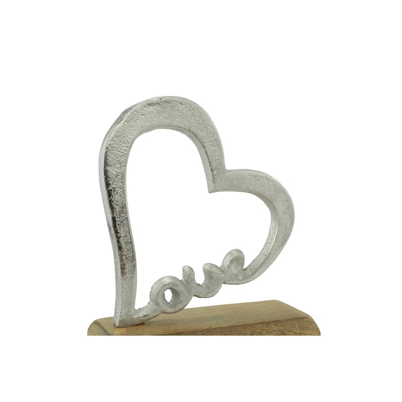 6th Anniversary Rustic Heart Decoration – 6 Year Anniversary (hsslove6)