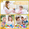 RAEQKS Counting Sorting Toys Matching Stacking Games with Bowls Sensory