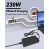 230W USB Tip Laptop Charger for MSI GE76 GE66 Raider