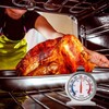 Oven Thermometers, Large Dial Oven Grill Monitoring Cooking Thermometer with
