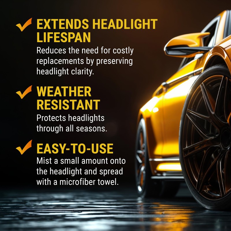 McKee's 37 - Headlight Protectant Spray | Headlight Sealant UV