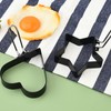 Egg Ring Pack of 2 Stainless Steel Egg Rings Star