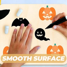 Operitacx 5Pcs Mini Rectangular Wooden Charcuterie Boards with Handle, DIY Painting, Cheese Board, Chopping Board, 14x23cm, 175g,