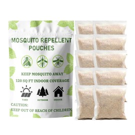 Furiseng|Natural Mosquito Repellent Outdoor Patio (10 Pack),Long-Lasting 60-Day Protection, DEET-Free & Family Safe,Indoor & Outdoor Use,Mosquito Repellent for Yard, Patio, Camping & Travel