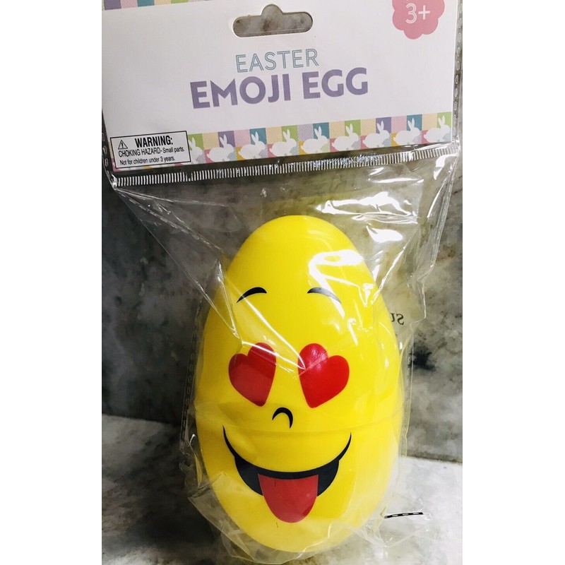 Unbranded Easter Emoji Printed Easter Egg 3+ 6” Easter Baskets