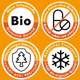 Bio Lions Mane Extract (Hericium Erinaceus) 100 g Powder - Vital Mushroom Extract Hedgehog Spiked Beard, Lion Mane from Organic Cultivation