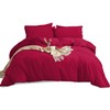 Imperial Rooms Single Duvet Cover Set Brushed Microfiber Plain Bedding