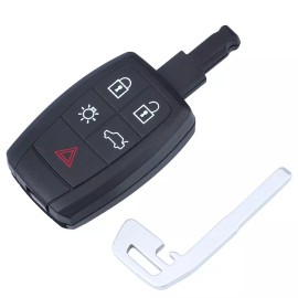 KEYMALL 2 Remote Key Shell Case Fob for Volvo C30 C70 S40 V50 2011 2012 2013 KR55WK49259