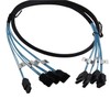 YIWENTEC High Speed 6Gbps 4pcs/set Sata Cable Sas Cable for