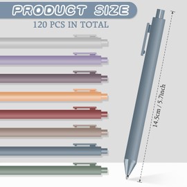 Kidum cai se 120 Pcs Ballpoint Pens (Light Vintage)
