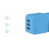Juice Triple USB port universal mains charger for use with