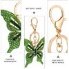Butterfly Keychain Crystal Rhinestone Sparkling Keychain Bling Key Fob Holder