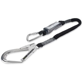 [New Standards Compliant] Single Lanyard for Torso Belt Type [Single Hang] Telescopic Bellows Lightweight Aluminum Hook First Class Crash Prevention Equipment Fits Up to 220.5 lbs (100 kg), Safety