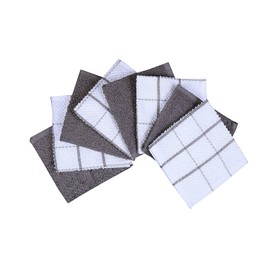 AMOUR INFINI - Paños de limpieza superabsorbentes - Juego de 8 paños de cocina - Paños de cocina para lavar platos de secado (12 x 12 pulgadas, L.Grey)
