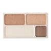 MUJI Eye Color 4 Color Eyeshadow, Gold Brown, 0.1 oz