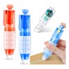 2 Tape Doble Cara Para Scrapbook,con 1 Repuesto,cinta Doble Color