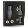 SVNR Thermostatic Radiator Valves (TRV), Textured Anthracite Grey, Angled Lockshield