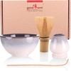 Goodwei Premium Matcha Tea Set - Ceremonial Bowl Chawan, Whisk