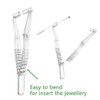 Sterile disposable pliers for piercing plastic 50 pcs easy to