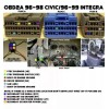 Honda Acura Swap OBD2 SOHC VTEC D16Y8 Wiring Wire Sub