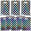 40Pcs Race Car Theme Iridescent Checkered Treat Candy Bags,Race Car Goodie Bags,Race Car Party Favors Bags,Race Car Theme Black and White Iridescent Laser Checkered Gift Bags for Birthday Party Decor Supplies
