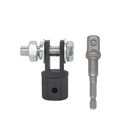 IUSOT Scissor Jack Adapter 1/2 Inch Drive with 13/16 Inch Ring Wrench for Impact Wrenches & Lug Wrenches Made of Chrome Vanadium Steel Universal for Car Repair