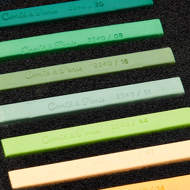 Conté à Paris Landscape Colour Carre Crayons (Pack of 12)
