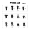 AMZAUTO Automotive Clips and Fasteners, 240 PCS Bumper Retainer Clips,