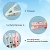 Clothes Pegs, Non-Slip Strong Elastic Plastic Washing Pegs with Durable