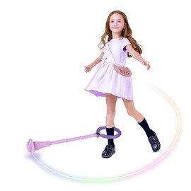 Swing Wheel with Light Wheel, Children's Flashing Jump Ring, Flashing Jumping Ball, Foldable Ankle Skip Ball, Jumping Ball and Skipping Rope, Sports Jumping Ball, Flashing Jumping Ball, Jumping Games