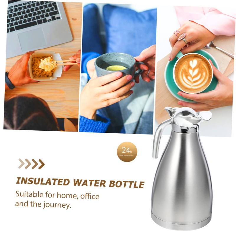 LABRIMP Stainless Steel Insulated Kettle Thermal Bottle 1.5l Double Layer