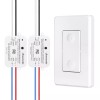 DEWENWILS Wireless Remote Control Wall Light Switch for Ceiling Lights