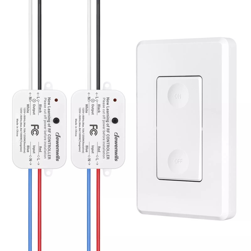 DEWENWILS Wireless Remote Control Wall Light Switch for Ceiling Lights