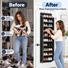 Over-the-Door Shoe Organizer for Space-Saving Storage – 10-Tier Deep Pocket