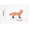 Deshen Du Fox Toy, Red, Figure, Education Realistic Rubber Model,
