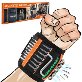 EWPJDK EWPJDK Magnetic Wristband for Holding Screws, Drilling Bits, Nails, Stocking Stuffers Gifts for Men Father's Day Gift Christmas Gifts for Dad Birthday Gifts for Men Dad Gadget Gifts for Husband