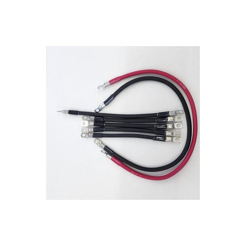 True® 7 Piece Complete Battery Cable kit Compatible with EZGO