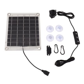 Solar, 20W 16.4ft Water Lift Adjustable Water Volume Solar Water Fountain Pump Solar Pond Pump Solar Fountain Pump with Switch for Fountain Pond Bird Bath Irrigation