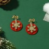 Madison Tyler Snowflake Light Bulb Christmas Dangle Earrings for Women
